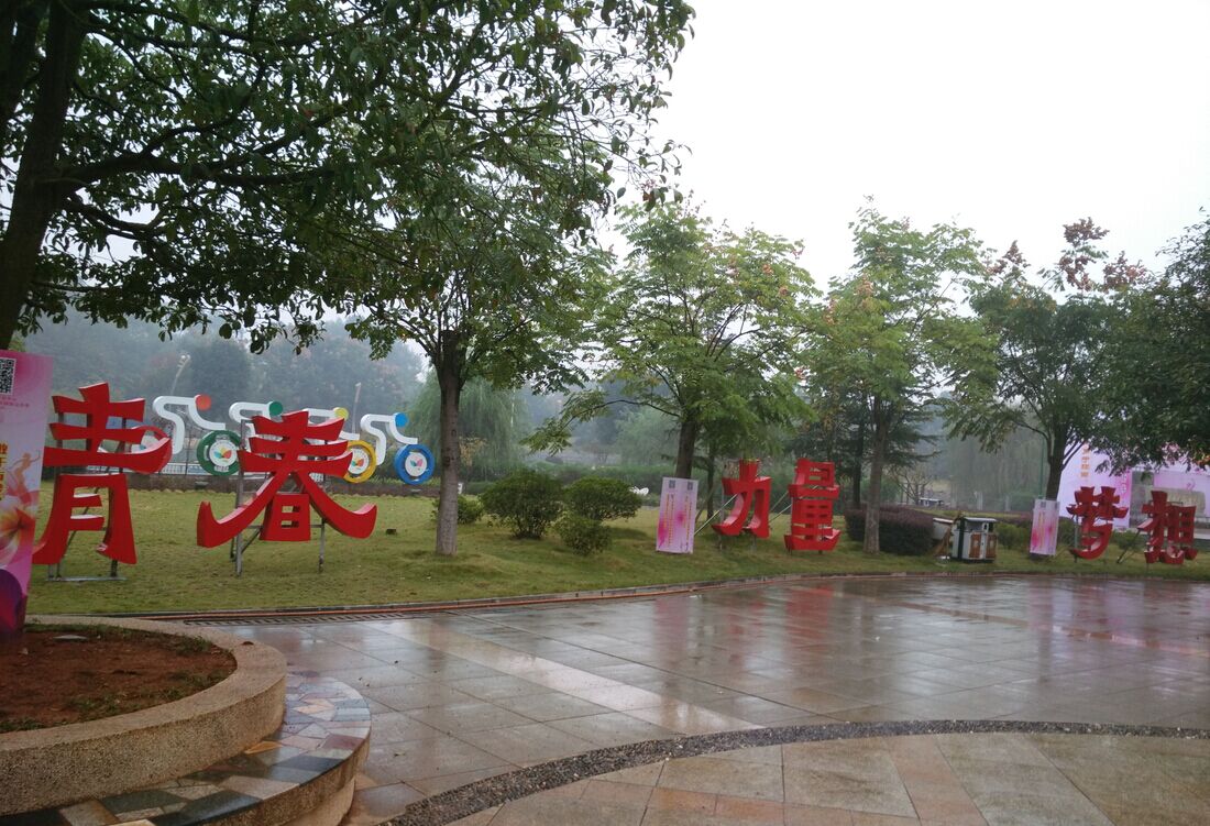 湖南省青年藝術文化節(jié)鐵皮字制作